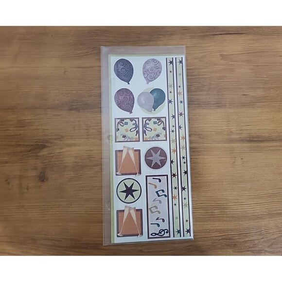 6 PC LOT Creative Memories Cottage Jumbo Great Lengths Stickers Power Palette - Picture 8 of 15